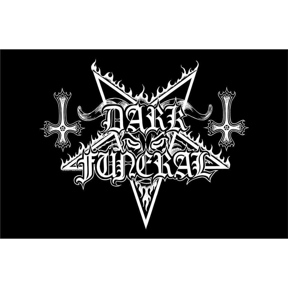 Dark Funeral - Logo Textilposter - Mehrfarben